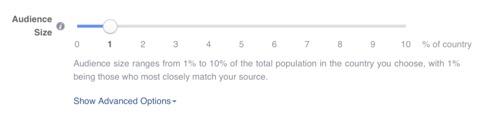 lookalike audience 1%