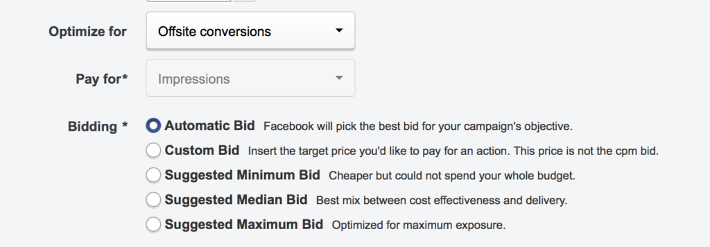 automatic bids